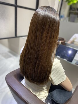 あお へあさろん さらさらストレート