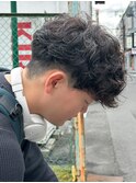マッシュ/スパイラル/パーマ/メンズ/ツイスパ/波巻きパーマ