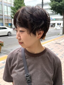 インプレッション(impression produced by LA’BO) 【札幌/impression佐藤】マッシュショート/ニュアンスパーマ