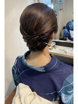 シュクレアミ 福島(sucre ami) クラシカル風 浴衣アップヘア【福島/ヘアセット着付け】