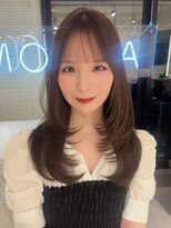 オモチャ 銀座(OMOCHA)&nbsp;小顔見え！韓国風くびれレイヤーミディ