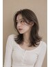 【平日/学割U24限定】韓国風小顔カット+透明感カラー+トリートメント