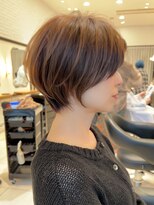 ニカ(NICeA)&nbsp;大人丸みショート/白髪染め／ヘーゼルベージュ