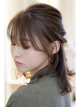 アドラーブル 松崎店(adorable) 【adorable】大人可愛い☆エレガント×ラフハーフアップアレンジ
