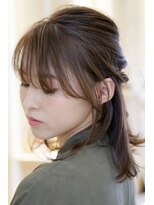 アドラーブル 松崎店(adorable) 【adorable】大人可愛い☆エレガント×ラフハーフアップアレンジ