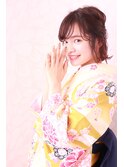 ボブで卒業式☆袴着付けもやってます♪