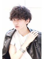 リップスヘアー 銀座(LIPPS hair) ロックアップサイドパートショートクラウドマッシュ