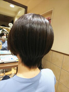 ネオリーブチノ 登戸店(Neolive cino) 髪質改善酸熱TRハホニコラメラメTRショート艶髪