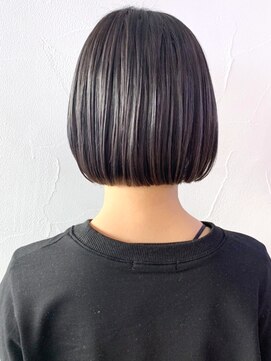 アイティーバイアルバム 八王子店(IT by ALBUM) ラインボブ_マロンベージュAラインボブかきあげロング_ba317631