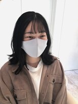 ヘアーメイク S&I ボブ/ミディアム/外はね/シースルーバング