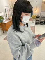 ヘアー アイス カンナ(HAIR ICI Canna)&nbsp;顔まわりレイヤー/顔まわりカット/ワイドバング