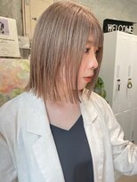 ヒカリス ヘアー 相川店(HIKARIS hair) ハイトーンボブ