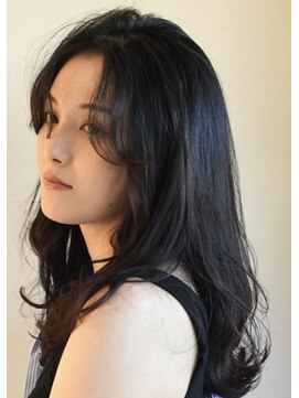 アース 鶴見店(HAIR&MAKE EARTH) 韓国風サイドバング×ロング