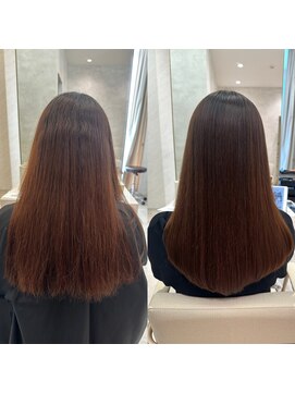 シンズ 銀座(sins) 均一な水分量を保つsins式髪質改善酸性ストレート[30代40代50代]