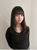 韓国風/レイヤー/顔まわり/小顔/前髪カット