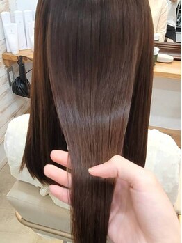 ビューティーシー(beauty SEA)の写真/[#髪質改善#艶髪#骨格診断]ハイナチュラルな髪質改善ストレートをご提供♪縮毛が初めての方も大歓迎◎