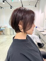 ビブ(VIV)&nbsp;20代30代40代大人美人丸みショートボブ白髪ぼかしハイライト川崎