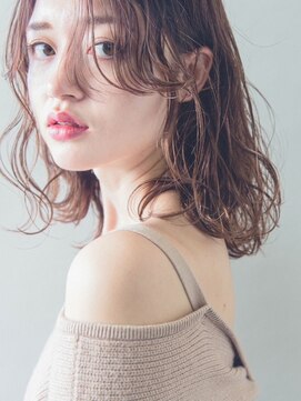 デビュー 沖縄泡瀬店(Debut) 前髪/アンブレラカラー/こなれミディ/イメチェン/ウェーブパーマ