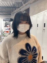 リミットバイアフィナー 大宮店(limit by Afinar)&nbsp;レイヤーボブ×ブルーブラック