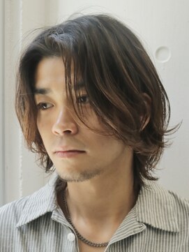 バイフィフス 原宿/表参道(by fifth) 韓国センターパートニュアンスパーマウルフマッシュツーブロック