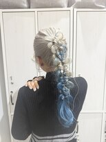 ユアーズ ヘア 恵比寿本店(youres hair) ポニーテールアレンジ / ヘアアレンジ / 個性派 / デザイン