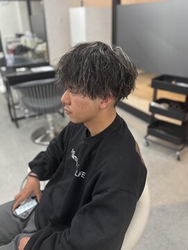 ヌードルバイコア(noodle by CoRe.gn) ホワイトメッシュ／メンズパーマ／メンズカット／和歌山