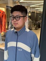 ソアー 新大阪(SOAR)&nbsp;スパイキーショートフェードカットアッシュブラック【新大阪】