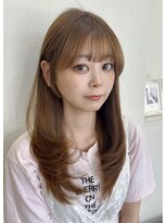 ブランシェ 春日井市民病院前店(BRANCHE) ミディアムレイヤー×ブリーチなしカラー