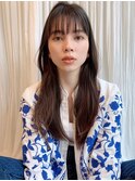ナチュラルカールなサラサラ黒髪ストレートパーマ・・・担当KAYO