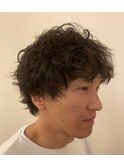 【フォワードマッシュパーマ】