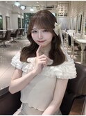 透明感ヘーゼルベージュカラー
