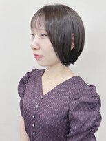 モリオ(morio)&nbsp;＊内巻きボブ顎ラインボブぱっつんボブ切りっぱなしボブ軽めボブ