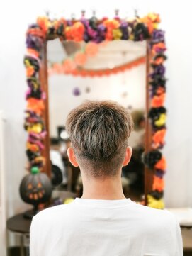 プリバート メンズツーブロックカット