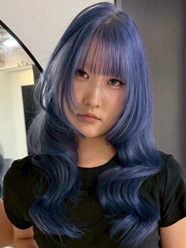 フリーク(FLEEK) レイヤーカット髪質改善ダブルカラーブリーチ