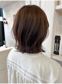 福山人気ダメージレスキャラメルブラウン艶くびれボブレイヤー
