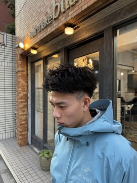 ビランチェ 池袋(bilancia) メンズショート/ピンパーマ/カット