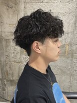 ニアウ 太田店(Niau)&nbsp;波巻きシャドウパーマスパイラルパーマ刈り上げマッシュ