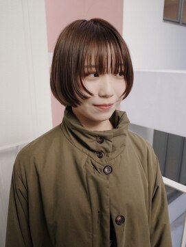 【マッシュボブ/中里千尋】レイヤー/ぷつっとボブ/ショートボブ