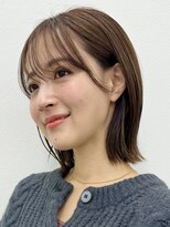 アイトーキョーエス 渋谷(AI TOKYO S) レイヤーボブ/オリーブベージュ/結べるボブ