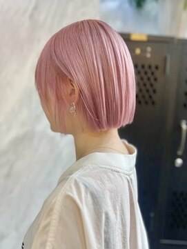 ヴァイス 渋谷店(VAICE) ホワイトピンク/ショートボブ