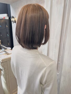 キャアリー(Caary) 福山美容室caary髪質改善ストレートレイヤー内巻きミディ40代