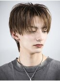 シースルーナチュラルラウンドマッシュコンマバングウルフ