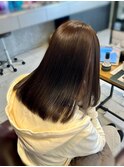 黒髪イメチェン髪質改善カラー☆