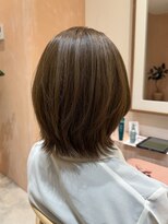 トリコ アヴェダ ららテラス北綾瀬(tricot AVEDA)&nbsp;ハッシュボブ/くびれレイヤー/くびれミディアム/透明感カラー