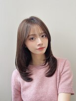 リブランド 銀座(REBRAND) 胸上ミディアムレイヤーショコラベージュ