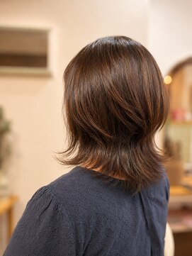 ノムラ理美容室 気に入っている形は変えずに、全体的に整えるカット