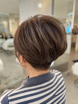アレックスウェアハウス(alex warehouse)&nbsp;刈り上げマッシュ×白髪ぼかし