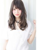 『rue京都』大人可愛い☆グレージュセミロング