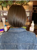 ディープグレージュボブ
