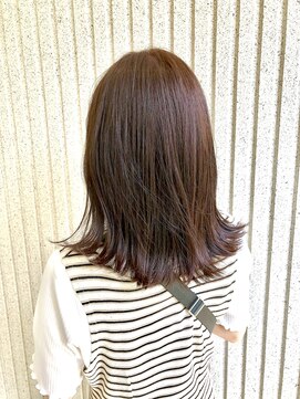 エイトタマプラ たまプラーザ店(EIGHT tamapla) 【EIGHTたまプラ】デザインカラー_切りっぱなしボブ